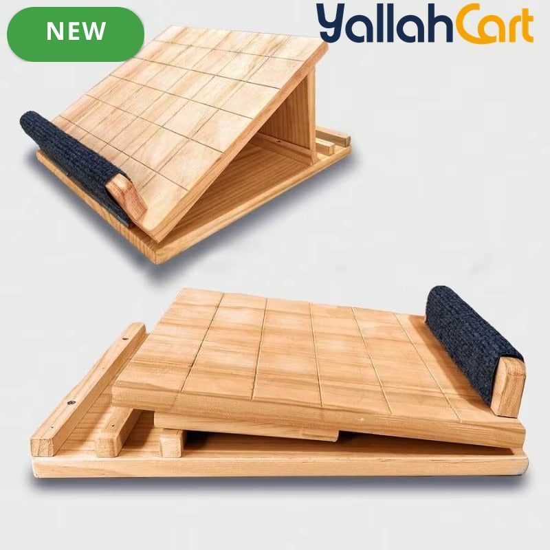Professional Adjustable Wooden Incline Board for Calf & Leg Stretching