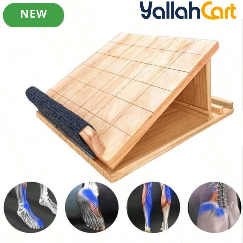 Professional Adjustable Wooden Incline Board for Calf & Leg Stretching