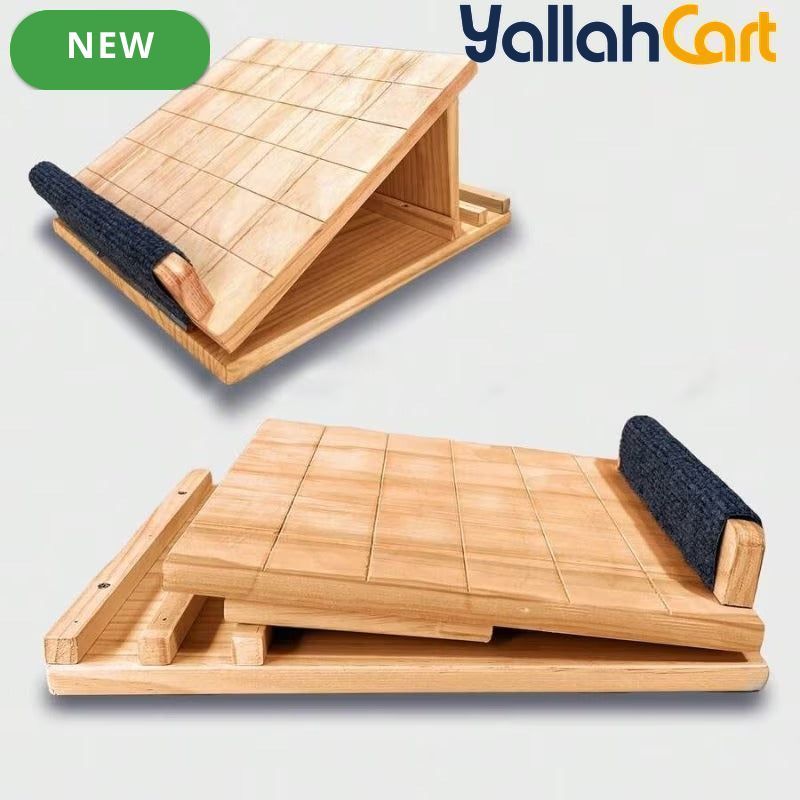 Professional Adjustable Wooden Incline Board for Calf & Leg Stretching