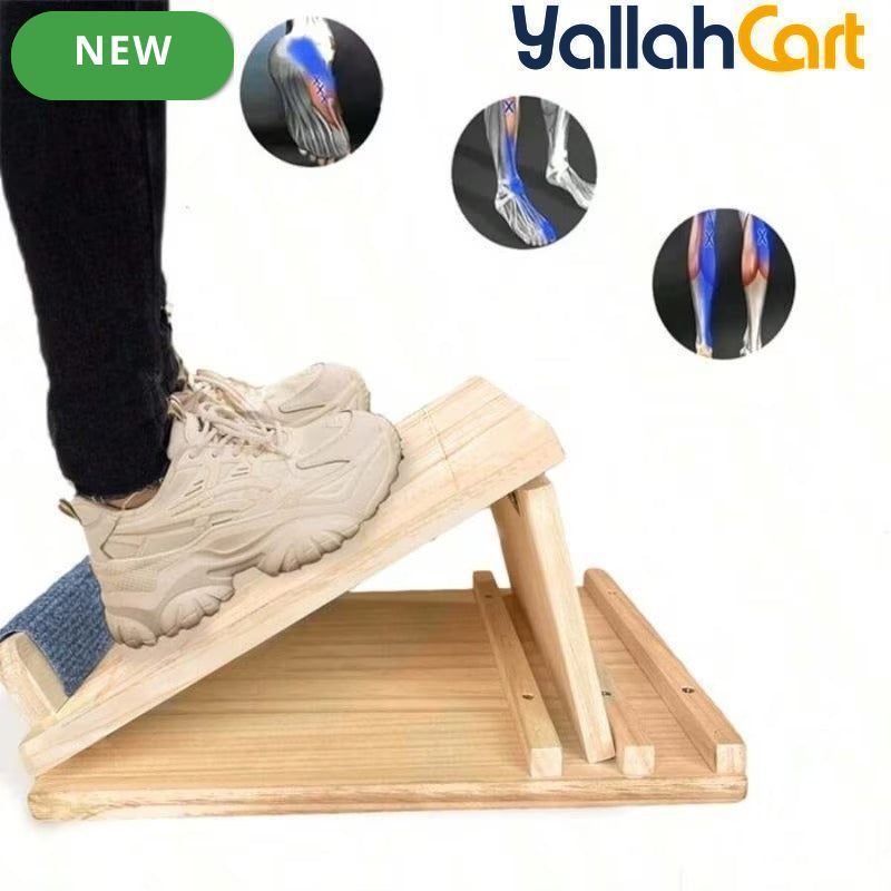 Professional Adjustable Wooden Incline Board for Calf & Leg Stretching