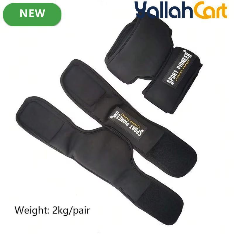 2kg Weighted Training Gloves Pair - Black