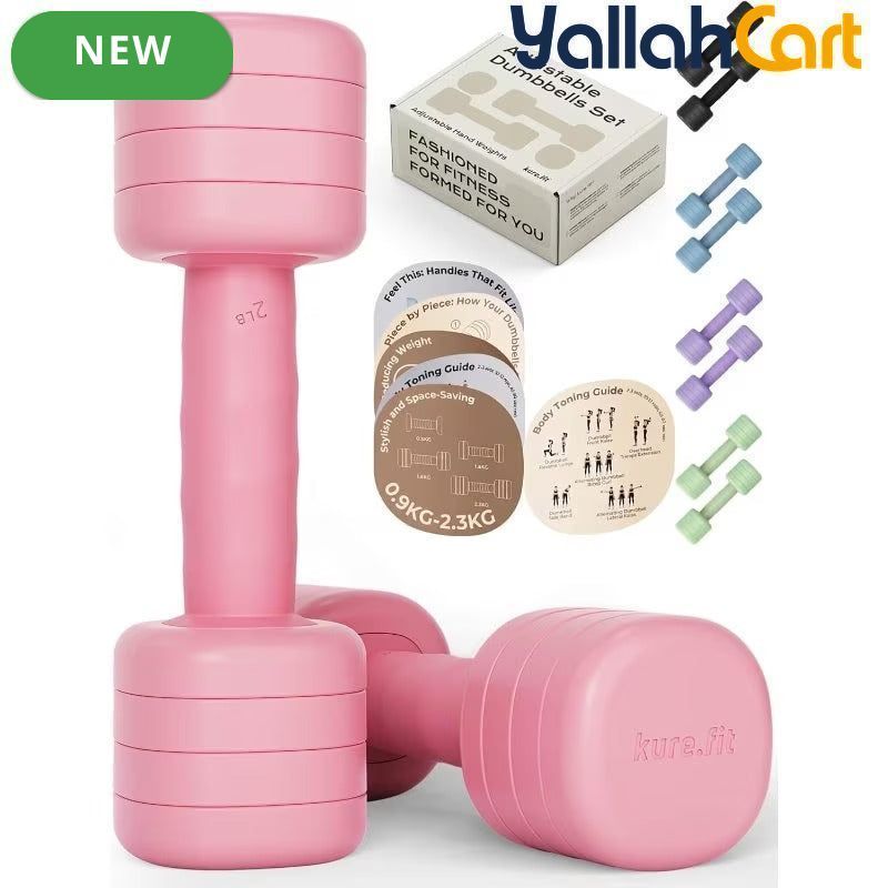Adjustable Dumbbell Set – 0.9–2.3kg