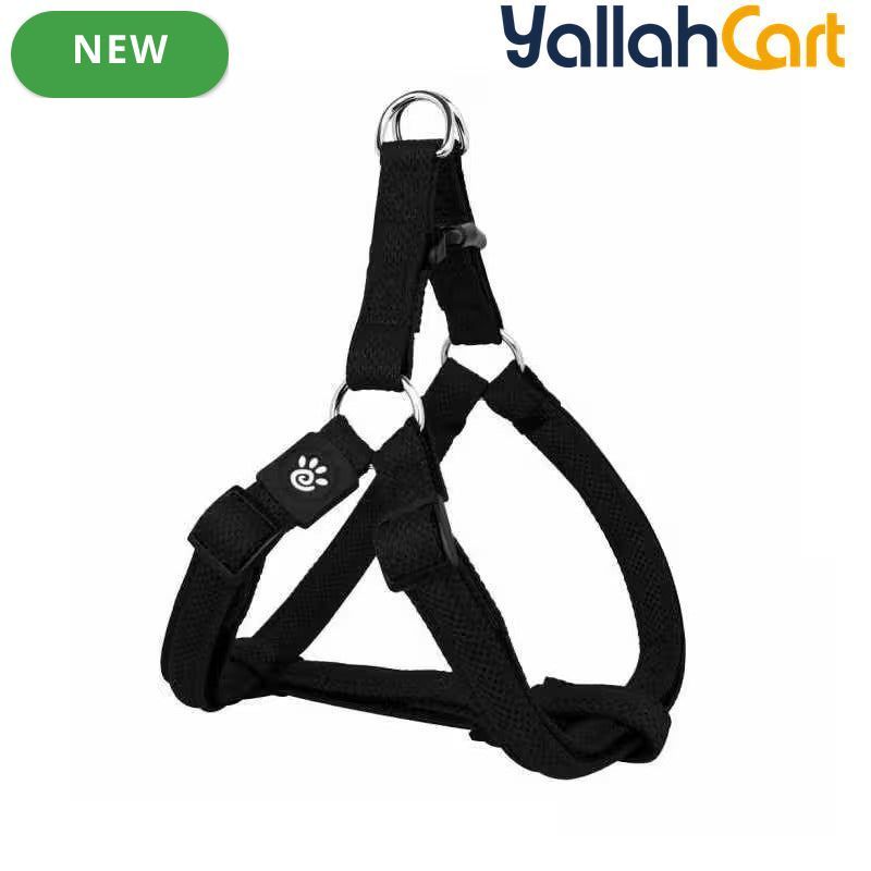 DOCO Mesh Step-In Dog Harness – Black, Large