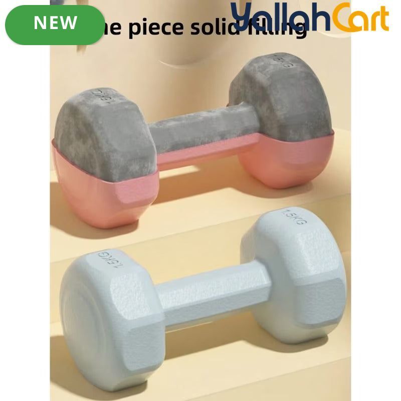 3kg Non-Slip Plastic Dumbbell for Fitness & Strength Training