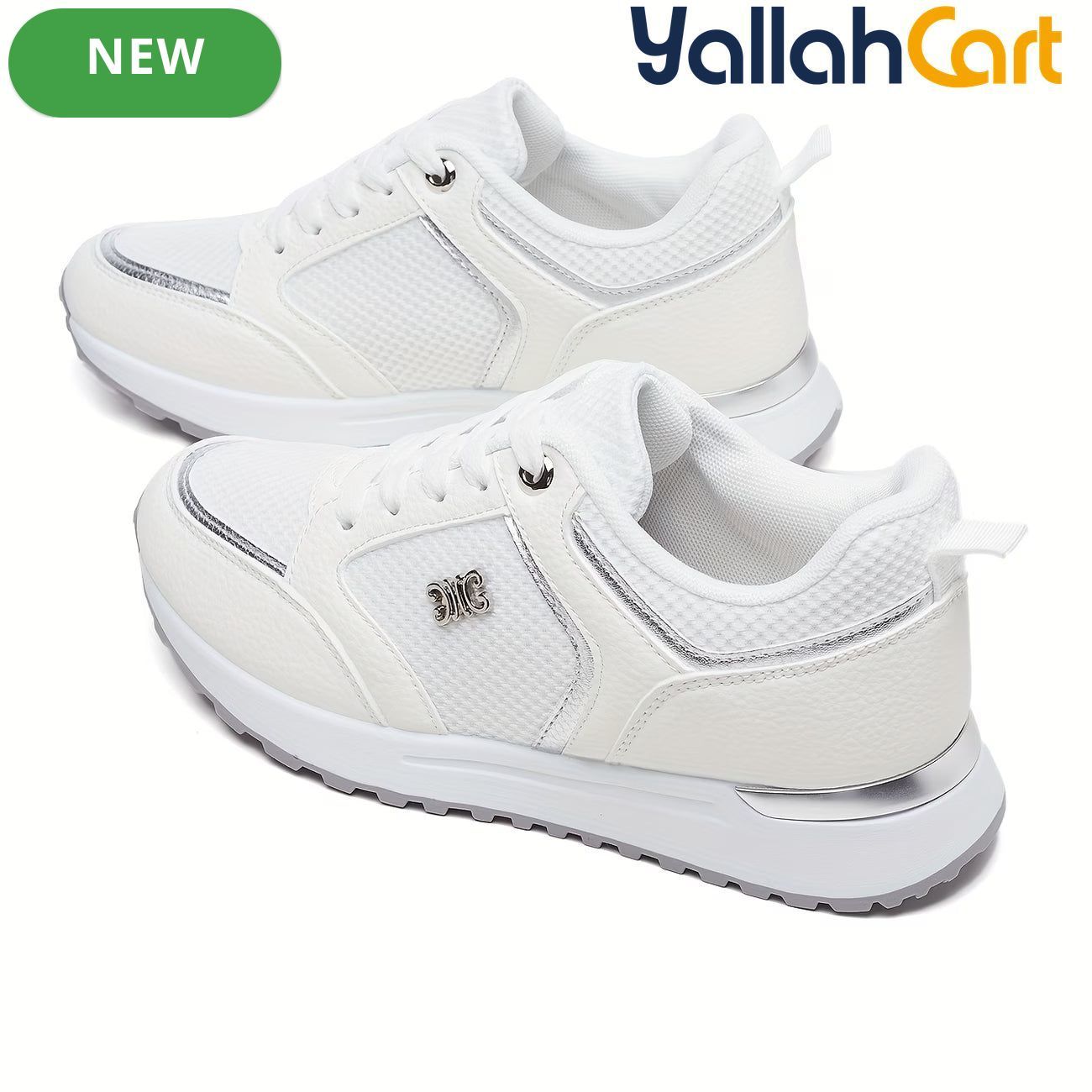 Women's Lightweight Breathable Mesh Sneakers – Non-Slip Walking & Running Shoes