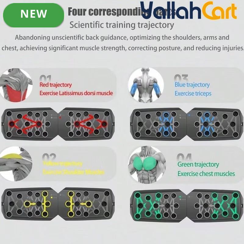 5-Piece Multifunctional Push-Up Board Fitness Set