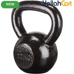 Stainless Steel Kettlebell – 12kg, Black