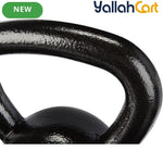 Stainless Steel Kettlebell – 12kg, Black
