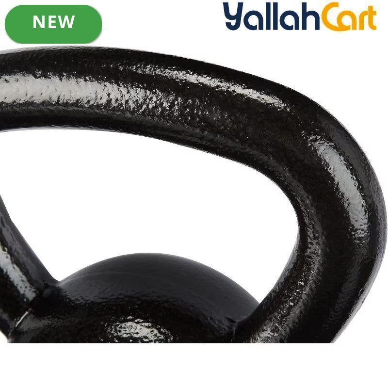 Stainless Steel Kettlebell – 12kg, Black