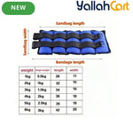 Adjustable 1–6kg Wrist & Ankle Sandbag Weights