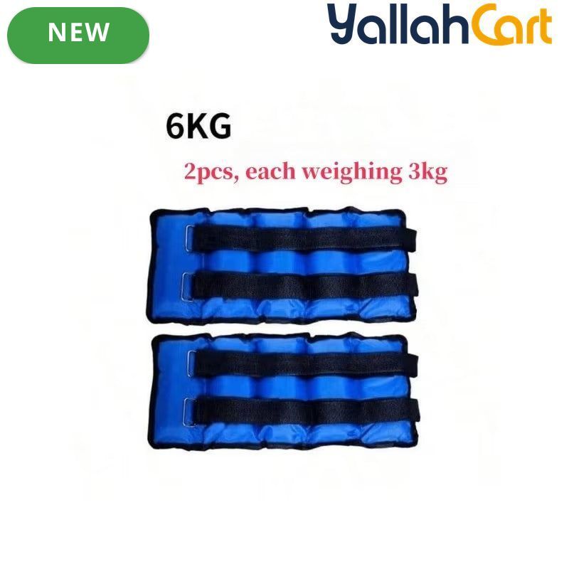 Adjustable 1–6kg Wrist & Ankle Sandbag Weights