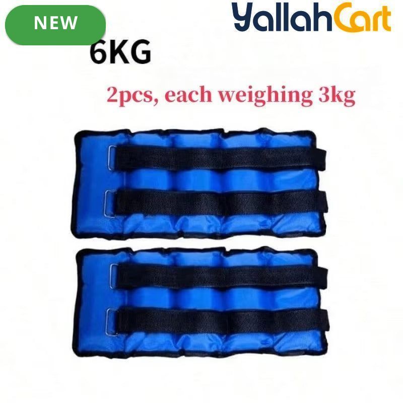 Adjustable 1–6kg Wrist & Ankle Sandbag Weights