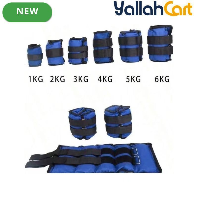 Adjustable 1–6kg Wrist & Ankle Sandbag Weights