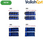 Adjustable 1–6kg Wrist & Ankle Sandbag Weights