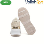 Women's British-Style Thick-Soled Wedge Heel Sports Sneakers