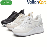 Women's British-Style Thick-Soled Wedge Heel Sports Sneakers