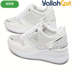 Women's British-Style Thick-Soled Wedge Heel Sports Sneakers