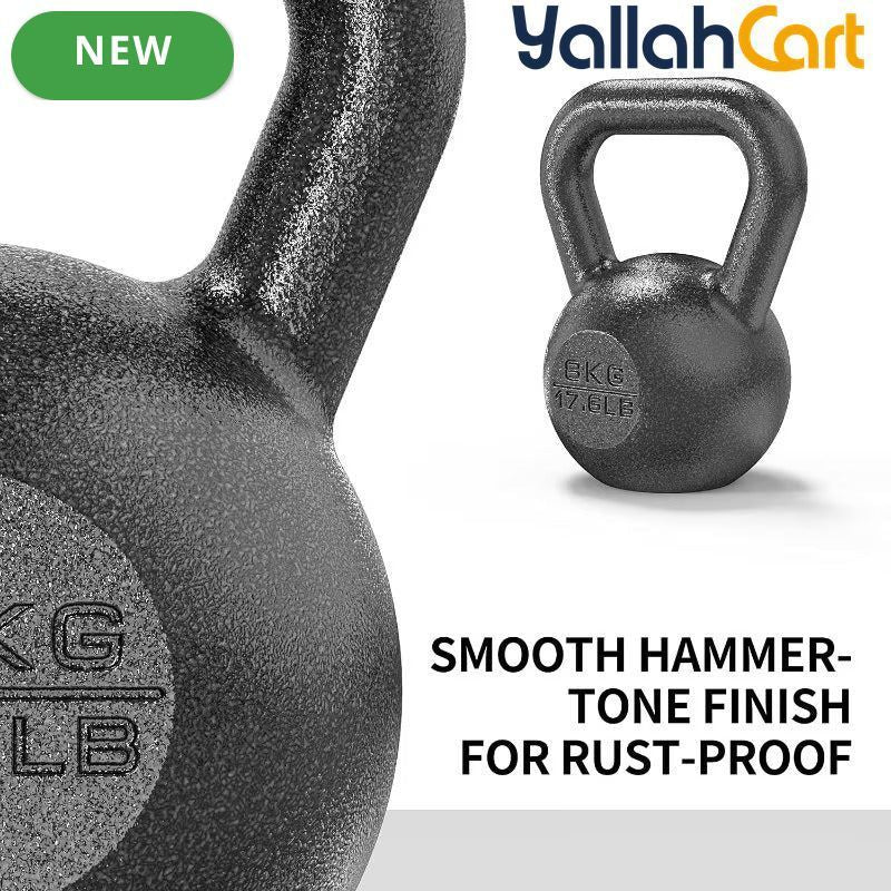 Brewron Cast Iron Kettlebell – 4kg to 24kg