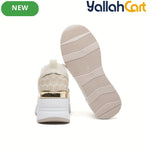 Women's British-Style Thick-Soled Wedge Heel Sports Sneakers