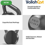 Brewron Cast Iron Kettlebell – 4kg to 24kg