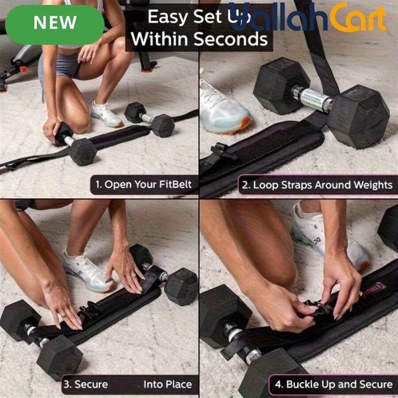 Resistance Ankle Strap Set for Fitness & Strength Training