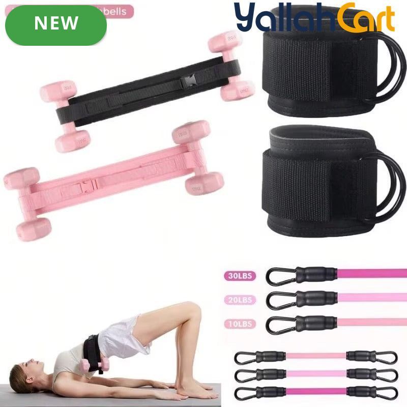 Resistance Ankle Strap Set for Fitness & Strength Training