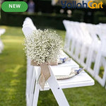 12-Piece Artificial Gypsophila Baby’s Breath Flowers – White Fake Flowers for Décor & Floral Arrangements