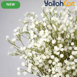 12-Piece Artificial Gypsophila Baby’s Breath Flowers – White Fake Flowers for Décor & Floral Arrangements