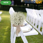 12-Piece Artificial Gypsophila Baby’s Breath Flowers – White Fake Flowers for Décor & Floral Arrangements