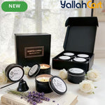 4-Piece Scented Candle Gift Set – Lavender, Rose, Strawberry & Coconut