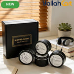 4-Piece Scented Candle Gift Set – Lavender, Rose, Strawberry & Coconut