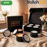 4-Piece Scented Candle Gift Set – Lavender, Rose, Strawberry & Coconut