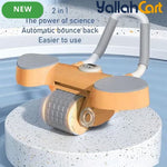 Automatic Rebound Ab Wheel with Elbow Support