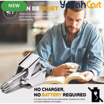 3-Piece Portable Manual Nose Hair Trimmer – Stainless Steel Color, Compact Size, Waterproof & Battery-Free