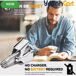 3-Piece Portable Manual Nose Hair Trimmer – Stainless Steel Color, Compact Size, Waterproof & Battery-Free
