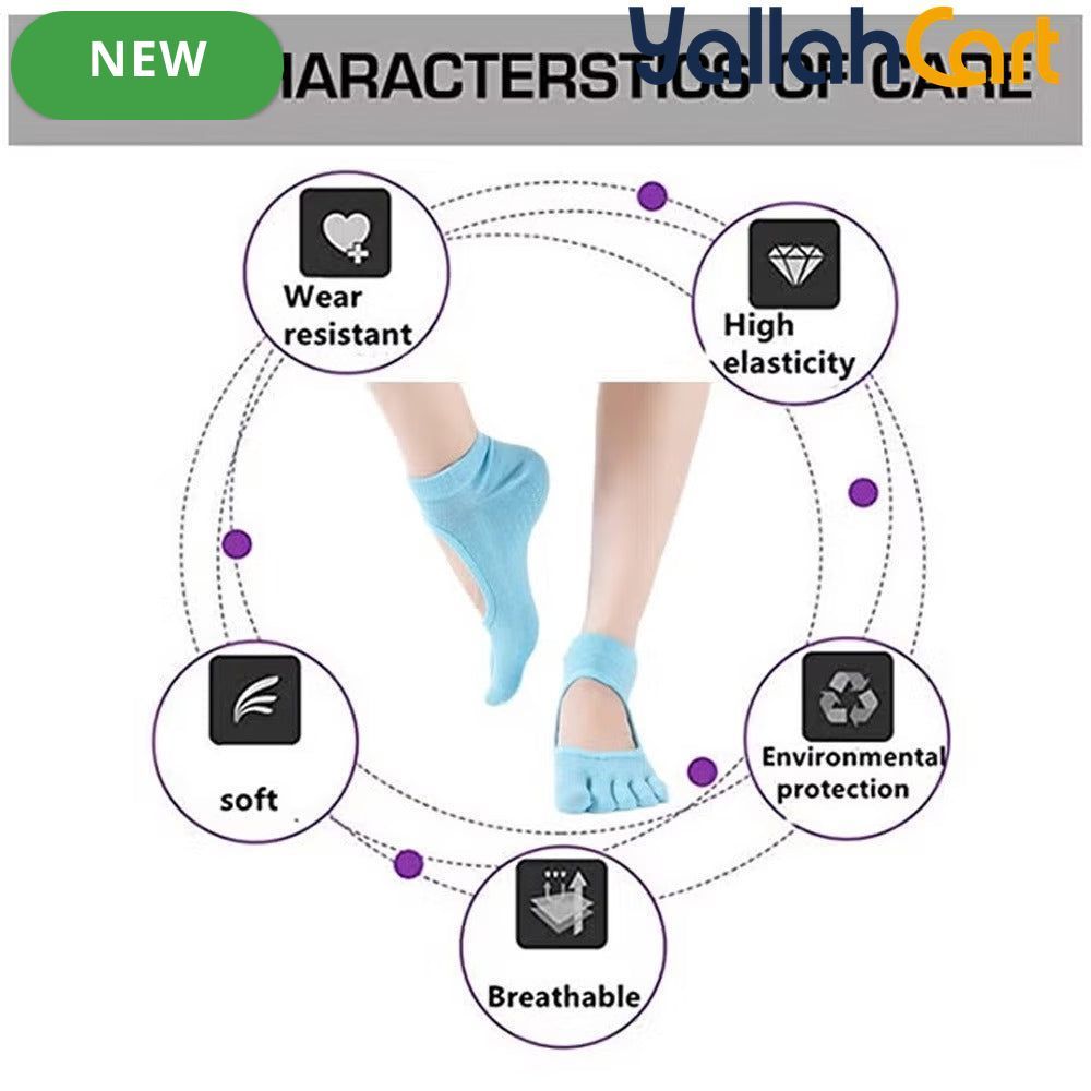 Anti-Skid Yoga & Pilates Socks
