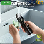 Rechargeable Electric Vacuum Hair Trimmer – Green, [Size] | Self-Suction Beard & Hair Clipper with Hair Storage System