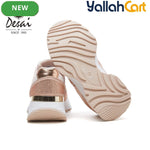 Desai Women's Airy Summer Athletic Sneakers – Lightweight Thick-Sole Casual Shoes