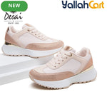 Desai Women's Airy Summer Athletic Sneakers – Lightweight Thick-Sole Casual Shoes