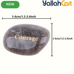 25-Piece Inspirational Engraved Stones – Encouragement Rocks for Gifts & Home Décor