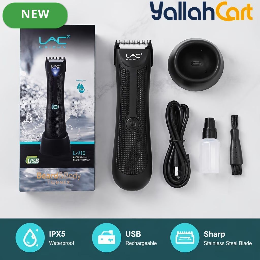 Home Men Grooming Trimmer Kit – Black
