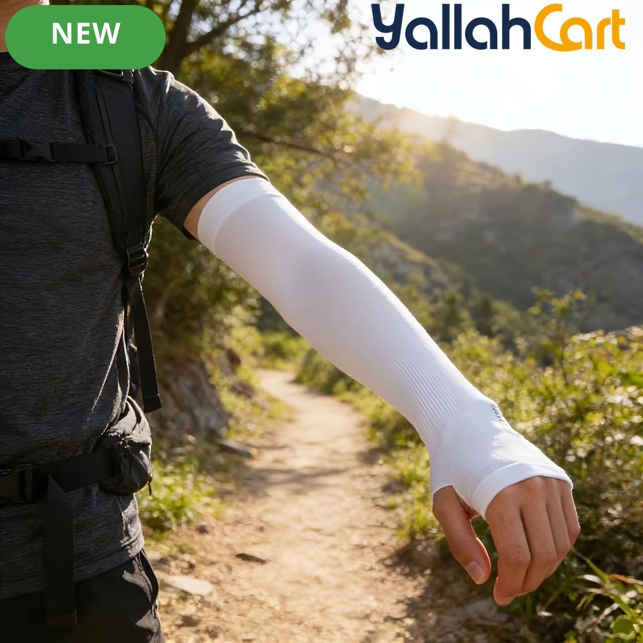 2-Pair Sun Protection Arm Sleeves – Lightweight & Breathable