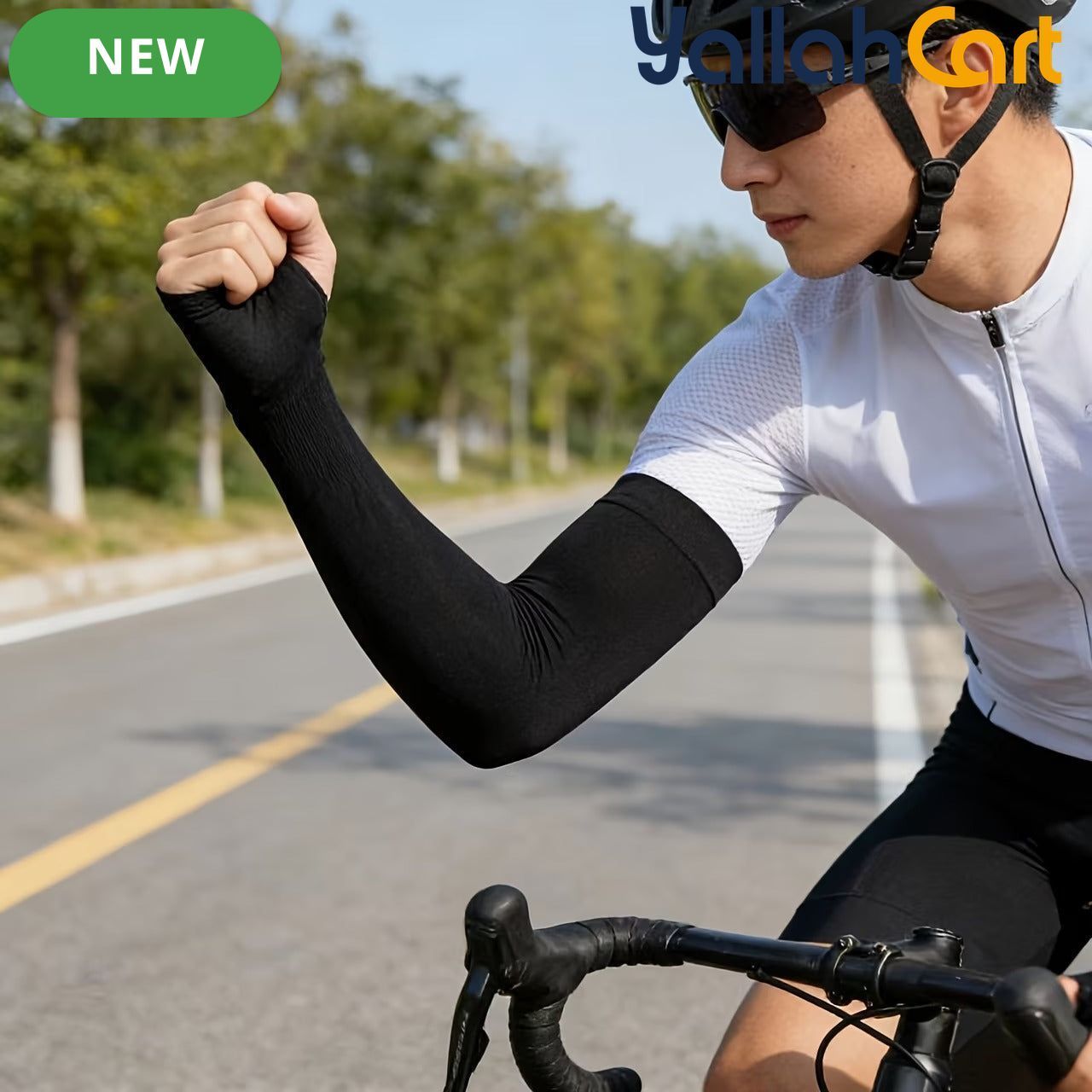 2-Pair Sun Protection Arm Sleeves – Lightweight & Breathable