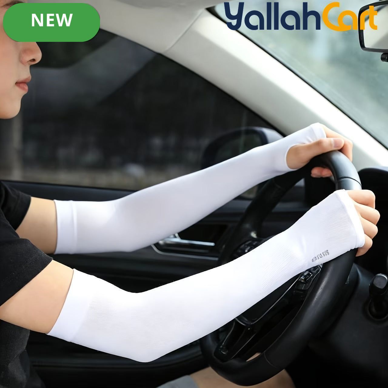 2-Pair Sun Protection Arm Sleeves – Lightweight & Breathable