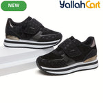 Desai Women's Slip-On No-Tie Sneakers – Lightweight Breathable Walking Shoes