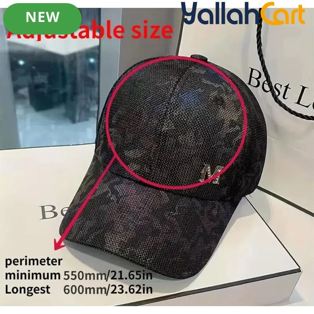 Women’s Breathable Mesh Baseball Cap – Adjustable Sports Visor