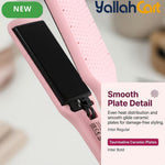 Professional Wide Plate Ceramic Hair Straightener – Pink