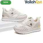 Desai Women's Trendy Casual Sneakers – Soft Sole Street Style Shoes
