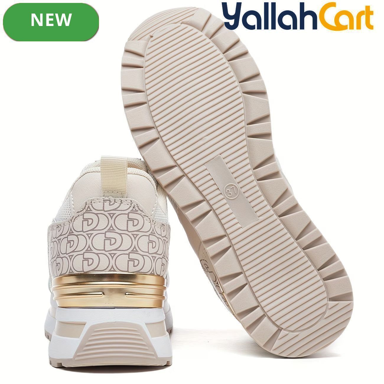 Desai Women's Trendy Casual Sneakers – Soft Sole Street Style Shoes