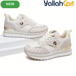 Desai Women's Trendy Casual Sneakers – Soft Sole Street Style Shoes